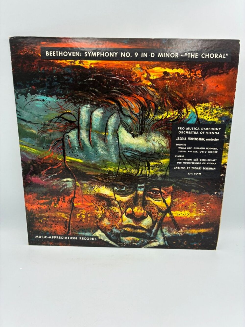 Beethoven Symphony No 9 In D Minor The Choral 33 RPM Music Appreciation LP